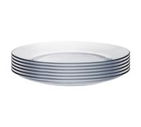 Duralex Lys Glass Dessert Plates - Tempered, Heat Resistant - 190mm - 12pc - Clear
