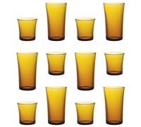 Lys Glassware Set - Amber - 12pc Duralex Yellow One Size