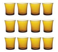 Lys Tumbler Glasses - 210ml - Amber - Pack of 12 Duralex Yellow One Size