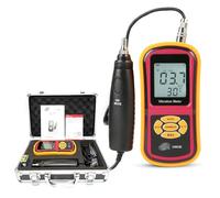 LYSDIANPU GM63B Digital Vibration Meter, Handheld Vibration Tester with Visual Display & Data Logging, Split Aluminum Case, Precision Vibration Monitor for Power Steel Automotive Aviation Industry
