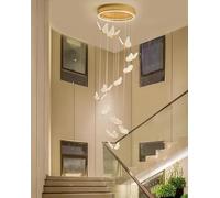 LYSDjia Chandeliers LED for Entryway Living Room High Ceiling Chandelier acrylic Butterfly Large Ceiling Pendant Lights Lighting Fixture Modern Dining Room Hallway Staircase Lights LED Dimmable Light(