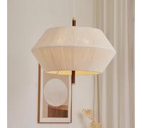 LYSDjia Modern E27 Pendant Light Handwoven Chandelier Minimalist Bohemian Style Rope Braided Lampshade Creative Ceiling Lamp Suitable for Kitchen Island Dining Room Living Room Corridor(45cm)