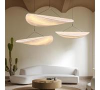 LYSDjia Wabi Sabi Pendant Light Modern Chandelier Decorative lighting fixtures Japanese Adjustable Height Hanging Lighting Fixture for Bedroom Kitchen Island Living Dining Room Bar Hallway