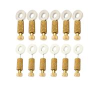 Lyshujli 12Pcs Leather Positioning Needles,Leathercraft Located Needles Locking Pins for DIY Leather Craft Hand Sewing Stitching Fixing Suture