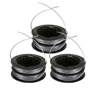 Lyshujli 3 Pack 17ft .080" SB00L00 Dual Line String Trimmer Replacement Spool Compatible with Greenworks ST60V ST60V-T0 80V ST80L200 Front Mount String Trimmer Refills Dual Line 2901619 2906302