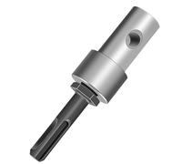 Lyshujli Earth Auger Drill Adapter for Corded Cordless Drill, Connect 4"/ 6" Auger to 1/2" SDS Plus Drill