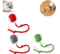 Lysliv 2025 New Interactive Dog Ball, Self Rolling Pets Ball Interactive Automatic Cat Toys Self Moving Pet Toys Smart Automatic Rolling Ball Toy Electric Balls for Kitten/Puppy (3 Pcs)