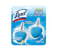 Lysol Automatic In-The-Bowl Toilet Cleaner, Cleans and Freshens Toilet Bowl, Ocean Fresh Scent, 2 Count (Pack of 1)