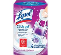 Lysol Automatic Toilet Bowl Cleaning Click Gel, Lavender Scent, 4ct