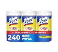 Lysol Disinfecting Wipes Value Pack, Lemon and Lime Blossom, 240 Count