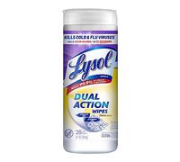 Lysol Dual Action Disinfecting Wipes, Citrus, 35ct