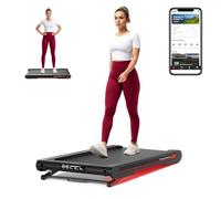 Lysole 4 in 1 Walking Vibration Pad, Under Desk Treadmill, 4 Vibration Modes, Portable Vibration Walking Pad for Homes and Offices(Black Orange)