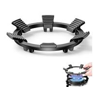LYSPBAO Cast Iron Wok Ring, Six Claws Universal Non-Slip Stove Rack, Iron Gas Stove Pan Stand for Wok, Milk Pot, Coffee Pot & Small Cookware