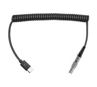 LYSRIA USB-C Type-C to Lemo 0B 2Pin Male Coiled Cable Compatible with TILTA Teradek SmallHD Z Cam AntonBauer Pyxis Bond ARRI Ronin RED Komodo DJI-Ronin Paralinx Preston Transvideo Offhollywood, 59"