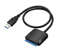 Lytari USB to SATA Adapter, USB 3.0 to 2.5" SATA III Hard Drive Adapter Cable for SSD/HDD, 5Gbps High Speed SATA to USB Connector, Support UASP, TRIM, Data Transfer & Recovery for PC/Laptop