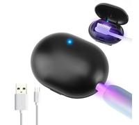Lytari UV Toothbrush Sanitizer Case, Rechargeable Travel Toothbrush Cover with UV-C Light, Hanging or Standing, Fits Manual & Electric Toothbrush Heads (Excludes Oral-B Pro Cross)