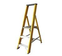 Lyte Trade Glass Fibre Platform Step Ladders 3 Treads