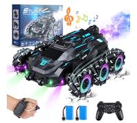 LYtech 60 Min Play Off Road Stunt Car - 5WD, 15 KM/H Fast RC Drift Car, 2.4 GHz Remote Control, 2 Battery, Gesture Sensing, RC Truck Toys for Kids Boys 5-12