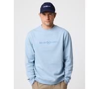 Henri-Lloyd Mens Regular Fit Lytham Crew Neck Sweatshirt - Colour: 640 Fog Blue - Size: Medium
