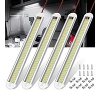 LytLStrox 4 Pack Upgrade RV Ceiling Lights with 12V LED Interior Van Light Bar,120 LEDs Strip Light, Ultra-Thin, 6500K, 1800LM for Carvan Campervan Motorhome