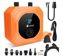 Lytool SUP-Pump Electric 50PSI Paddle-Board-Pump Dual Stage Fast Inflation & Auto-off, 7 Nozzles with 12V DC Car Charge for Paddleboard, Boats, Kayaks, Tent, Mattress