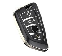 LyTTuu 1 Pcs Car Key Shells for BMW X1 X2 X3 X4 X5 X6 1 Series 2 5 Series 7 Series, Remote Keyring Bag Keychain Holder Key Fob Cover Case Key Case Key Holder Wallet Accessories,B
