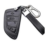 LyTTuu 1 Pcs Car Key Shells for BMW X1 X2 X3 X5 X6 5 Series 7 Series 6 Series (GT), Remote Keyring Bag Keychain Holder Key Fob Cover Case Key Case Key Holder Wallet Accessories,Black