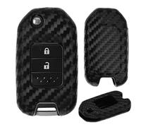 LyTTuu 1 Pcs Car Key Shells for Civic X Jazz III HR-V II CR-V V, Remote Keyring Bag Keychain Holder Key Fob Cover Case Key Case Key Holder Wallet Accessories