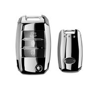LyTTuu 1 Pcs Car Key Shells for KIA Rio QL Sportage Ceed Cerato Sorento K2 K3 K4 K5, Remote Keyring Bag Keychain Holder Key Fob Cover Case Key Case Key Holder Wallet Accessories,E