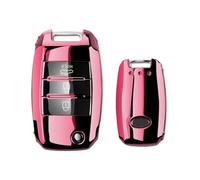 LyTTuu 1 Pcs Car Key Shells for KIA Rio QL Sportage Ceed Cerato Sorento K2 K3 K4 K5, Remote Keyring Bag Keychain Holder Key Fob Cover Case Key Case Key Holder Wallet Accessories,B