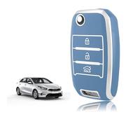 LyTTuu 1 Pcs Car Key Shells for Kia Sportage Rio Ceed Stonic Picanto Sorento Venga Soul Carens Cerato K2 K3 K4 K5, Remote Keyring Bag Keychain Holder Key Fob Cover Case Key Case Key Holder Wallet