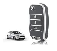 LyTTuu 1 Pcs Car Key Shells for Kia Sportage Rio Ceed Stonic Picanto Sorento Venga Soul Carens Cerato K2 K3 K4 K5, Remote Keyring Bag Keychain Holder Key Fob Cover Case Key Case Key Holder Wallet