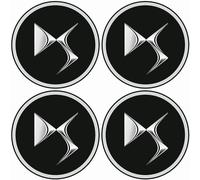 LyTTuu 4 Pcs Car Hub Centre Caps for Citroen DS3 DS4 DS6 60mm,Wheels Centre Caps Hub Cover Hub Caps Wear Resistant Sunscreen Tyres Rims Accessories