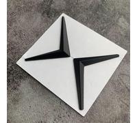 LyTTuu Car Emblems for Volvo Polestar,3D Badge Logo Decorations Sticker Decals Sign Decor Waterproof Durability Anti Scratch Styling Body Fittings,Black