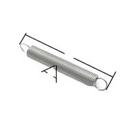 Lyuduo-Extension Springs 304 Stainless Steel Dual Hook Small Tension Spring Wire Dia 0.3mm Outer Dia 3mm Length 10-50mm，10Pcs， Compression resistant and durable(0.3 x 3 x 15mm)