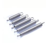 Lyuduo-Extension Springs 304 Stainless Steel Dual Hook Spring Stretch The Loop 0.5mm Wire Diameter, 5mm Outer Diameter, 15-120mm Length, 5 PCS, Compression resistant and durable(90mm)