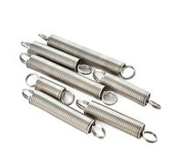 Lyuduo-Extension Springs 304 Stainless Steel Pullback Tension Cylindroid Helical Coil Draw Extension Spring WD 1.8mm, Compression resistant and durable(150mm,17mm)