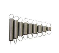Lyuduo-Extension Springs 304 Stainless Steel Tensile Spring Dual Hook Small Tension Spring Wire Dia 0.5mm OD 3mm 4mm 5mm 6mm, 10Pcs, Compression resistant and durable(55mm (10Pcs),4mm)