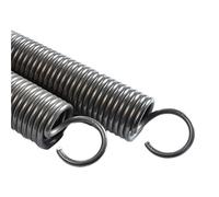 Lyuduo-Extension Springs Expansion Spring Hook Springs Steel Spring Wire Dia 1.2mm Outer Dia 10mm Various Lengths 30mm-300mm, 1Pcs, Compression resistant and durable(1.2 x 10 x 60 mm)