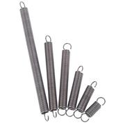 Lyuduo-Extension Springs Open Hook Tension Spring Pull Back Spring Coil Extension Spring Draught Spring Wire Diameter 1.4mm, 1 Pcs, Compression resistant and durable(60mm,11mm)