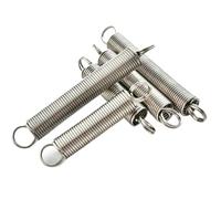 Lyuduo-Extension Springs WD 2.5mm 304 Stainless Steel Pullback Tension Cylindroid Helical Coil Small Mini Extension Spring, Compression resistant and durable(220,12mm)