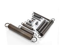 Lyuduo-Extension Springs Wire Dia 0.3mm 304 Stainless Steel Dual Hook Small Tension Spring Hardware Accessories Stretching Spring, 10 PCS, Compression resistant and durable(45mm,4mm)