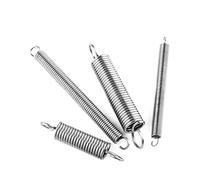 Lyuduo-Extension Springs Wire Dia 0.3mm 304 Stainless Steel Open Tension Coil Spring S Hook Pull Back Springs, Compression resistant and durable(Length 90mm (5pcs))