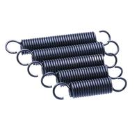 Lyuduo-Extension Springs Wire Dia 1.2mm*OD 8/9/10mm Tension Spring With Open Hook Extension Spring Pullback Spring Length 30-60mm, 5pcs, Compression resistant and durable(1.2x8x30mm)