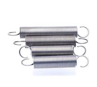 Lyuduo-Extension Springs Wire Dia 1mm S Hook Extension Spring OD 6mm 304 Stainless Cylindroid Helical Pullback Tension Coil Spring Length 70-300mm， 1Pcs， Compression resistant and durable(1x6x70mm)