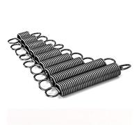 Lyuduo-Extension Springs Wire Diameter Φ0.7mm, OD5mm~10mm Spring Steel Tension Spring Closed Hook Cylindroid Helical Pullback Extension Coil, Compression resistant and durable(90mm (2Pcs),7mm)