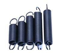 Lyuduo-Extension Springs Wire Diameter 0.8mm Tension Spring Expansion Springs Open Hook Spring Pullback Spring Length 20-60mm, 10pcs, Compression resistant and durable(50mm,10mm)