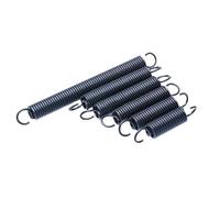 Lyuduo-Extension Springs Wire Diameter 1.2mm OD 8/9/10mm 65Mn Spring Steel Open Hook Tension Spring Pullback Spring Coil Extension Spring, Compression resistant and durable(70mm -1pcs,10mm)