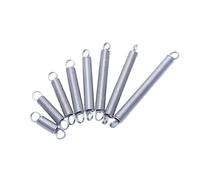 Lyuduo-Extension Springs Wire Diameter 1.6mm 304 Stainless Steel O Ring Pullback Tension Spring 304 SUS Cylindroid Helical Coil Extension Springs， Compression resistant and durable(90mm (2Pcs),12mm)