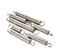 Lyuduo-Extension Springs Wire Diameter 2.5mm 304 Stainless Steel Y-Type Pullback Tension Cylindroid Helical Coil Draw Extension Spring, Compression resistant and durable(240mm,18mm)